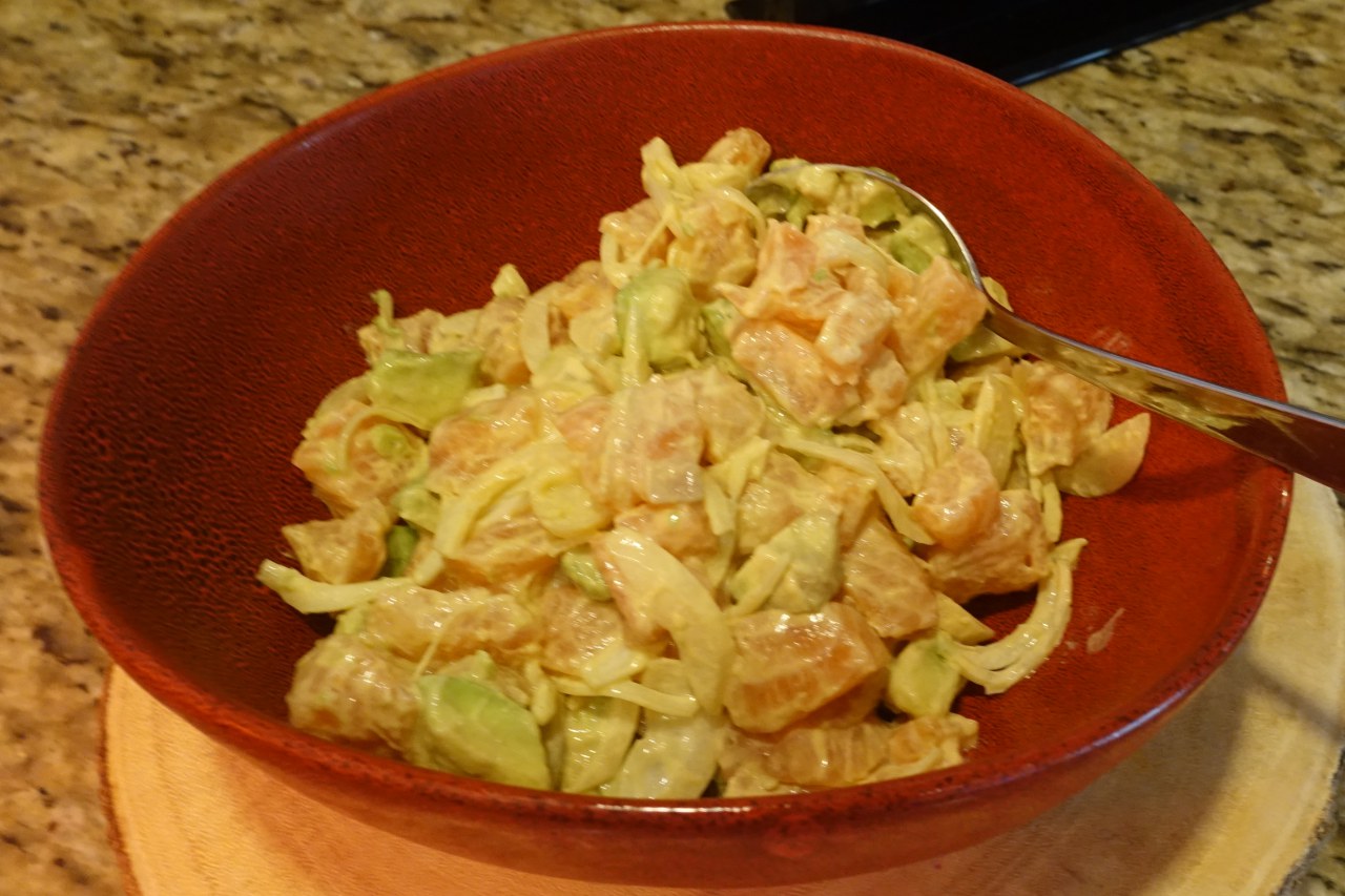 Salmon Poke, Ritz-Carlton Kapalua Club Lounge Review