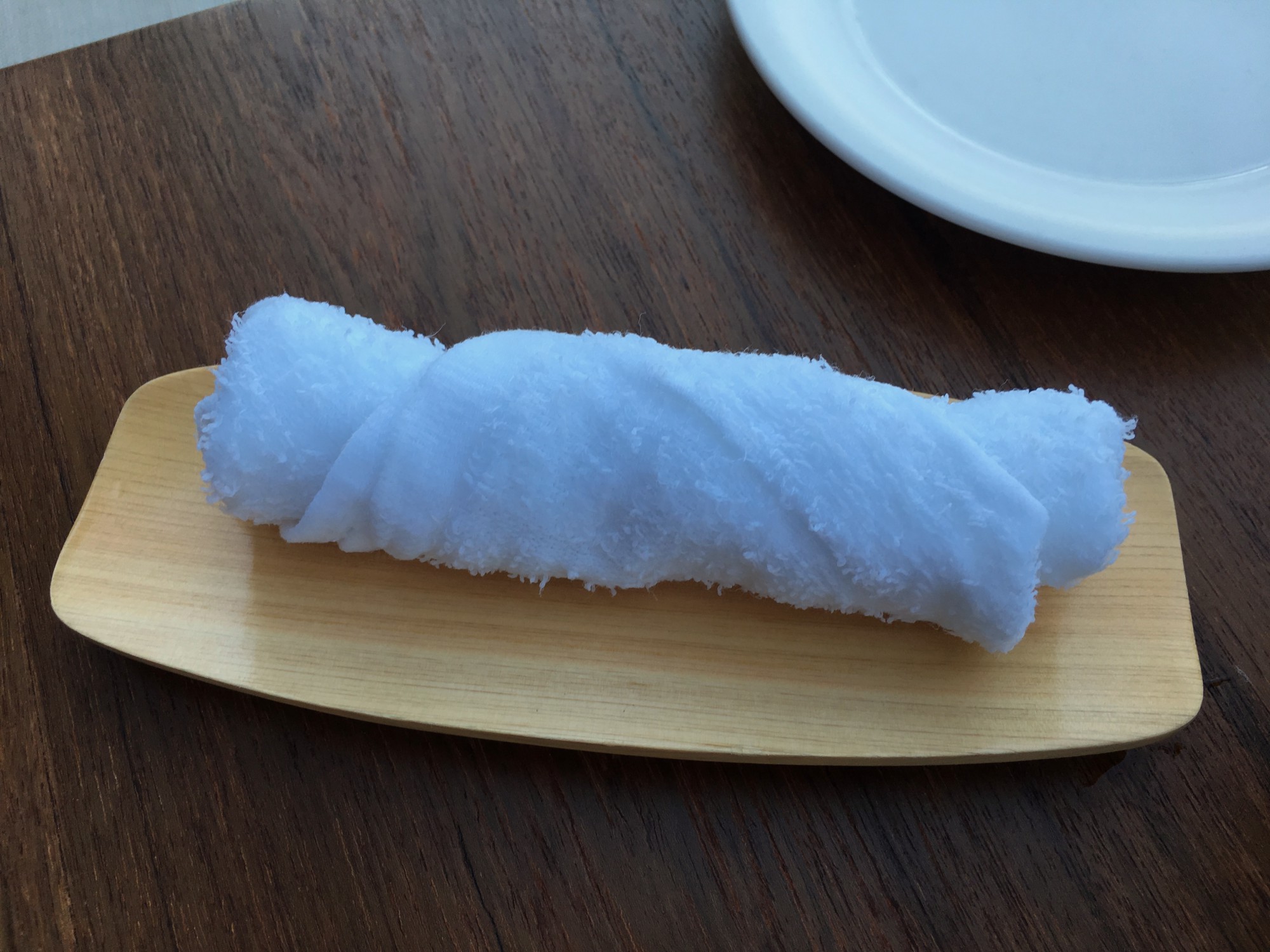 Oshibori Towel, Nobu Lanai Review