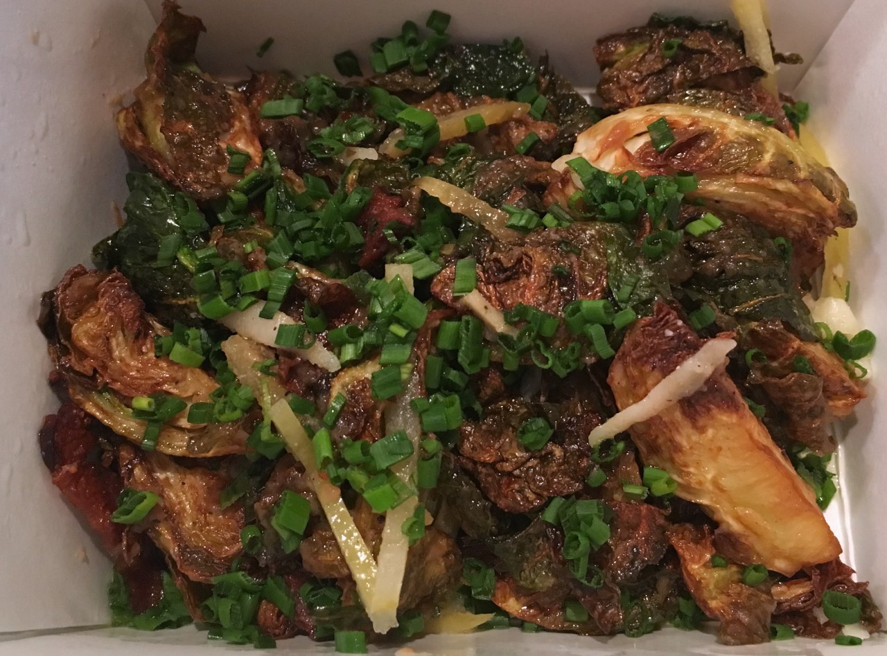 Crispy Brussels Sprouts with Pancetta, The Terrace at the Charlotte Inn Review