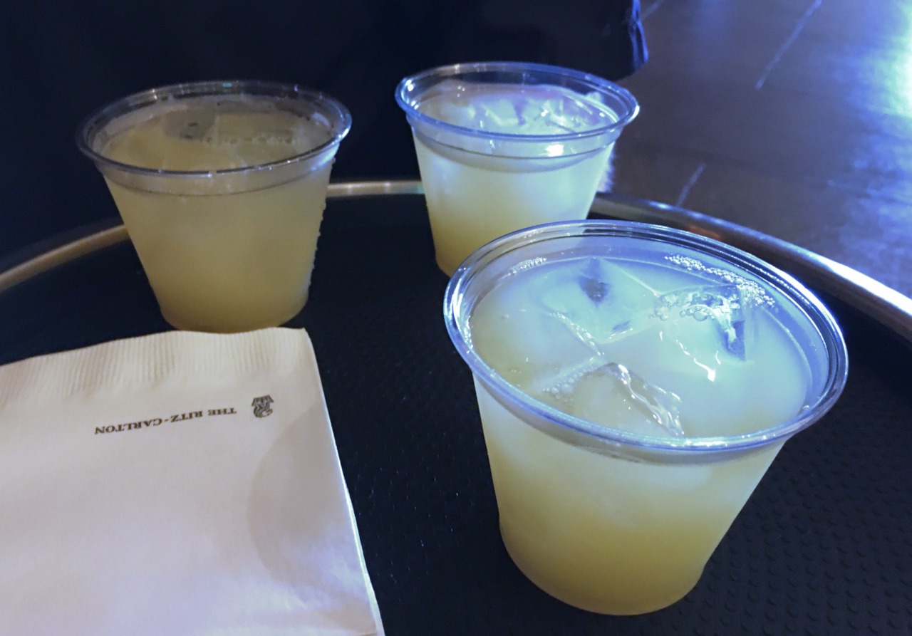 Welcome Drinks, Ritz-Carlton Kapalua, Maui Review