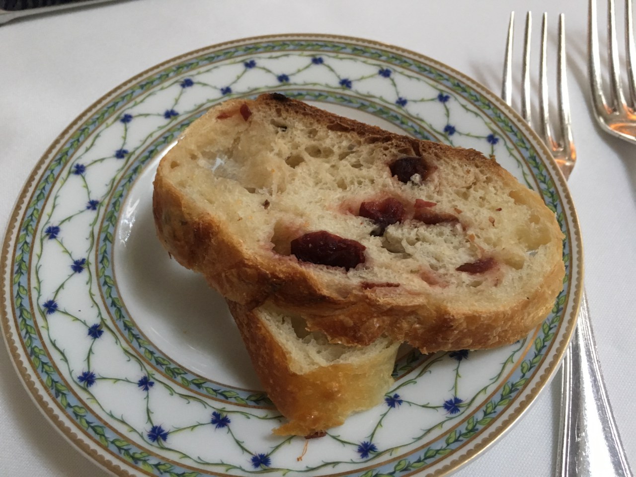 Bread, The Terrace at the Charlotte Inn Review