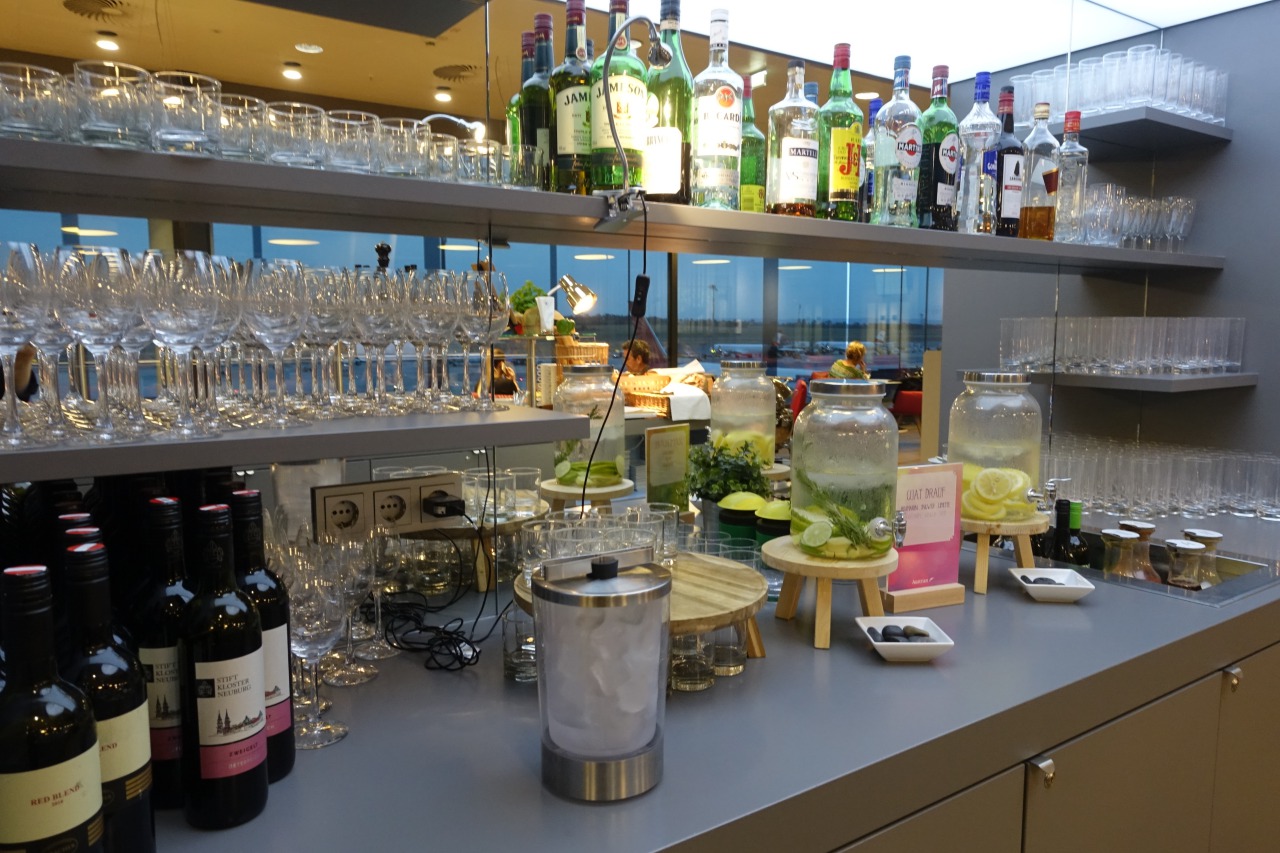 Austrian Business Lounge Vienna Review-Bar