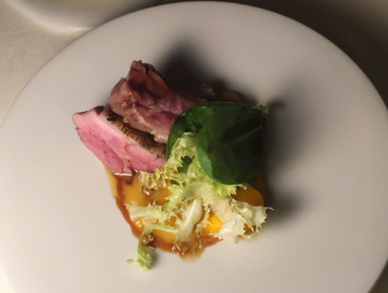Duck Thigh with Carrot Puree, Seta Milan Review