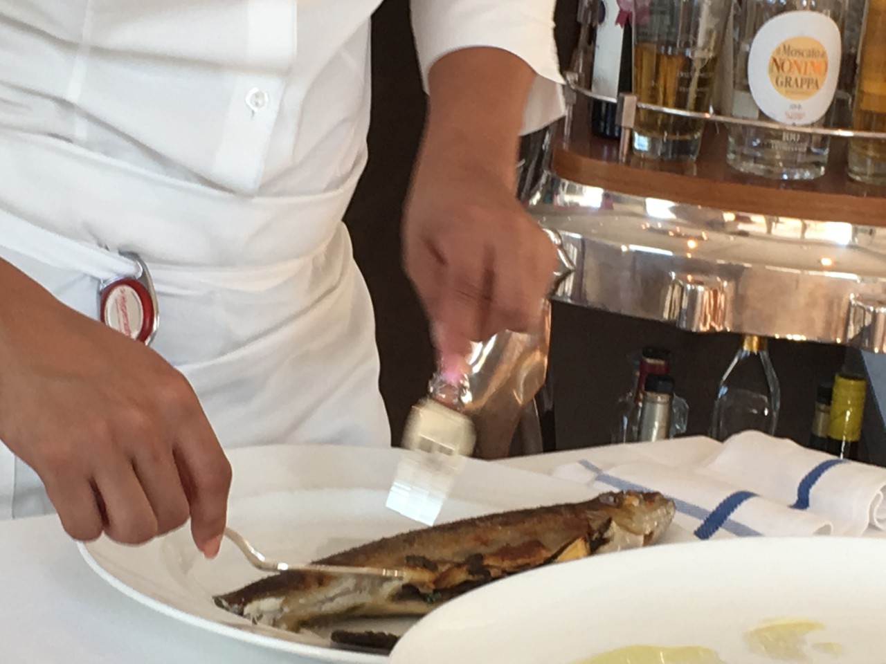 Bianchi Zurich Review: Fish Filleted Tableside