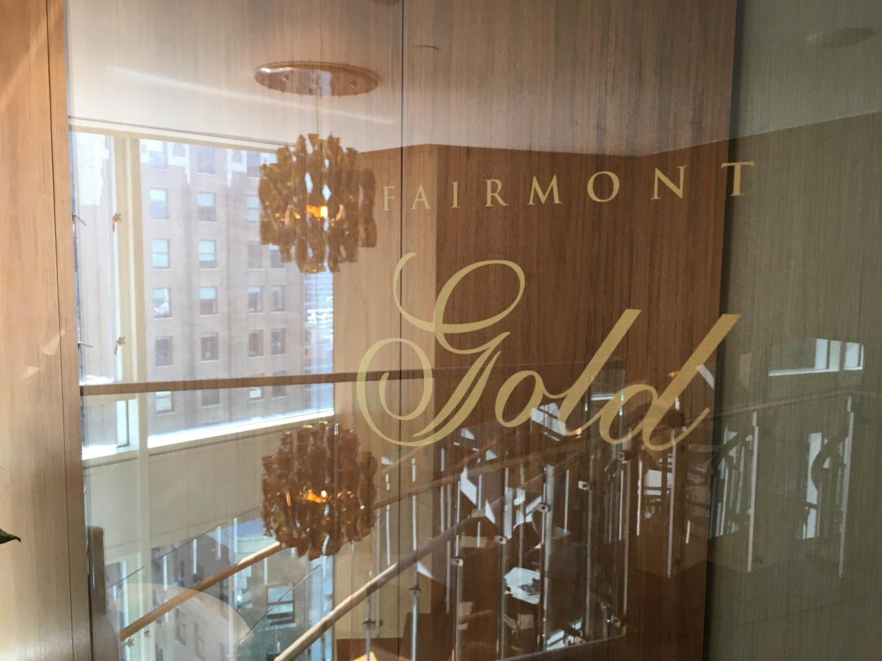 Fairmont Pacific Rim Gold Lounge Entrance, 21st Floor