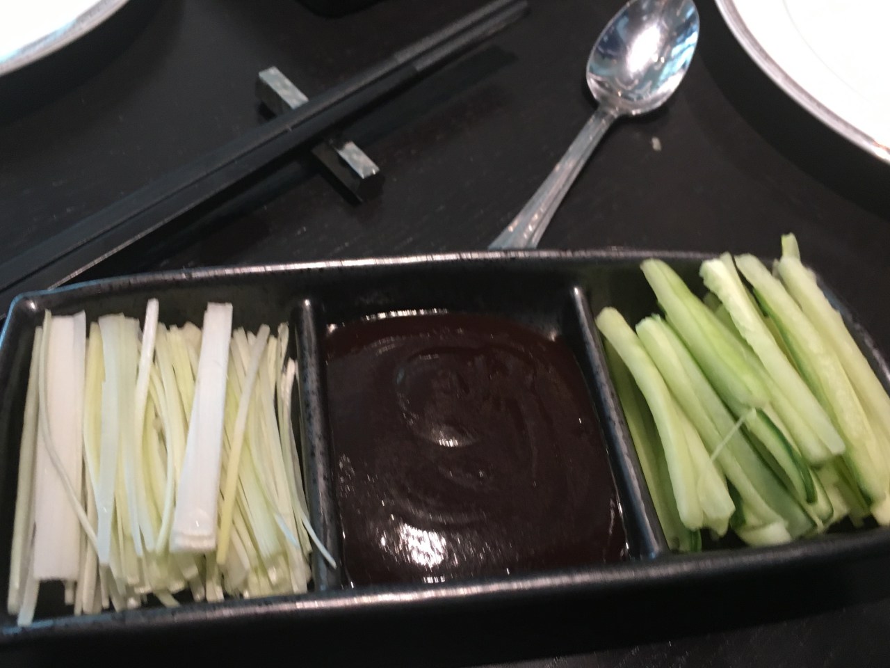 Plum Sauce and Scallions, Hutong New York Review