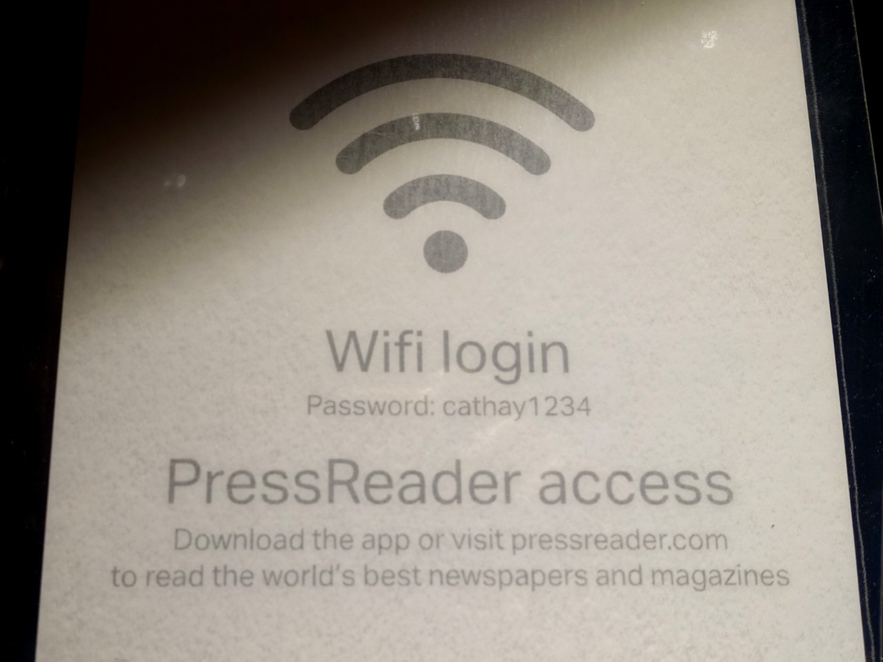 WiFi, Cathay Pacific Vancouver Lounge Review