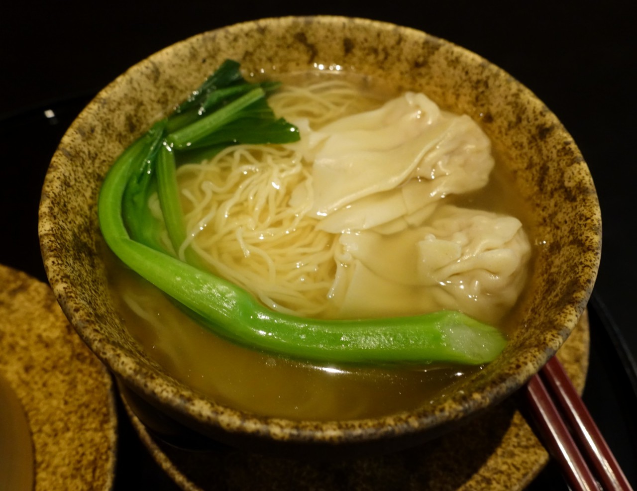 Won Ton Soup, Cathay Pacific Vancouver Lounge Review