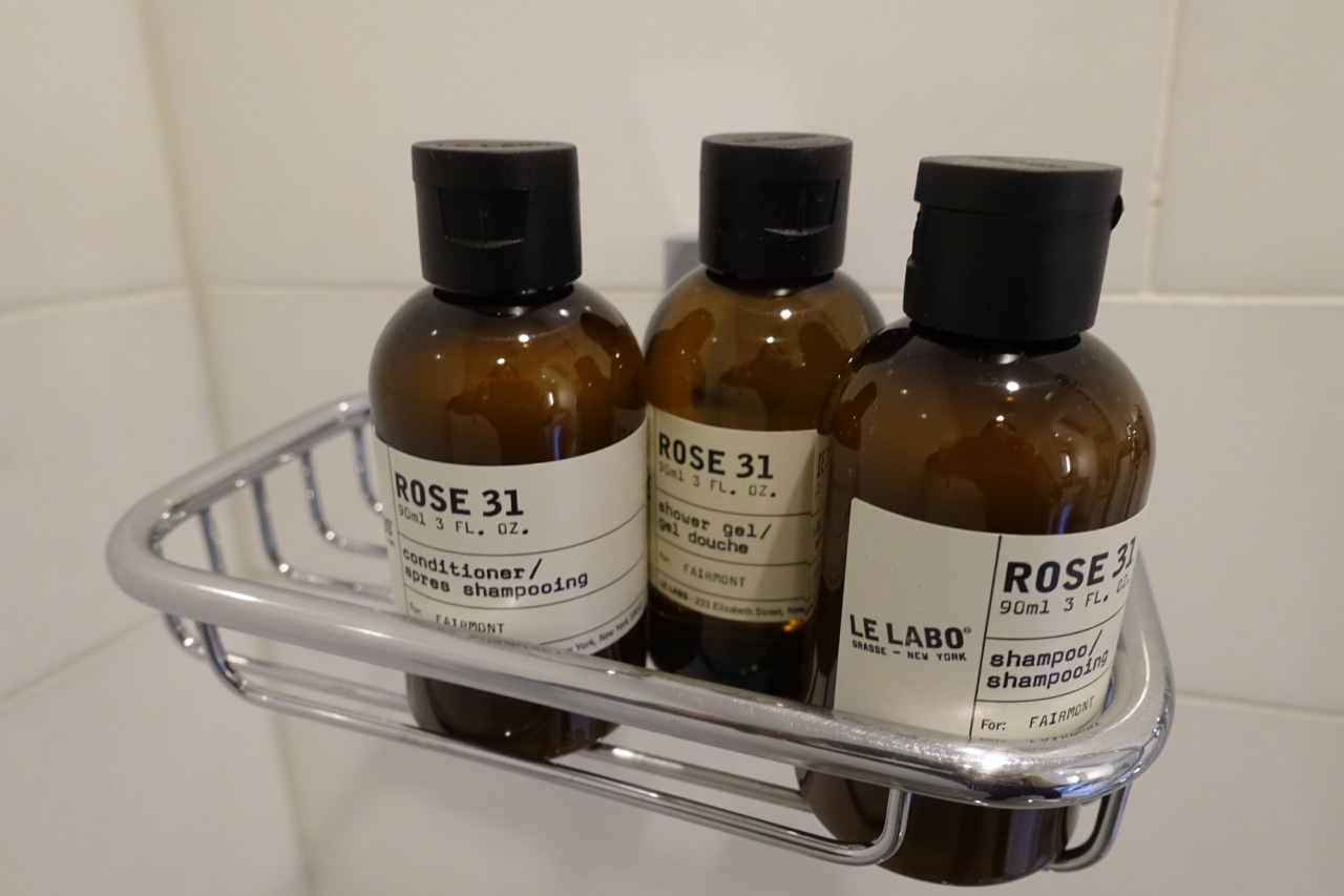 Fairmont Pacific Rim Review: Le Labo Rose 31 Bath Products