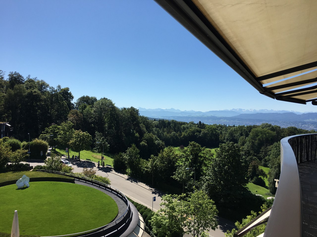 Review: Dolder Grand Hotel Zurich, View from Junior Suite Balcony