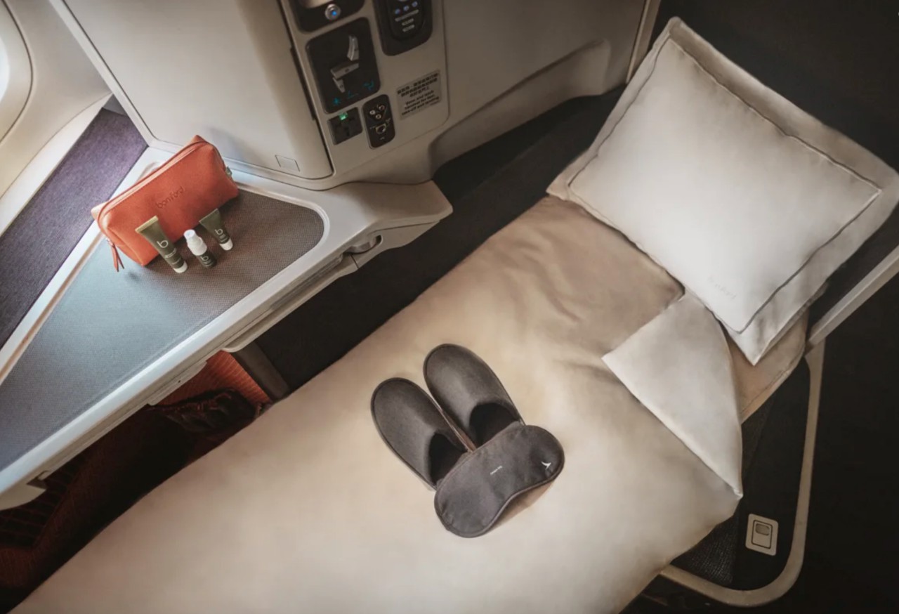 Cathay Pacific New Business Class Bamford Bedding