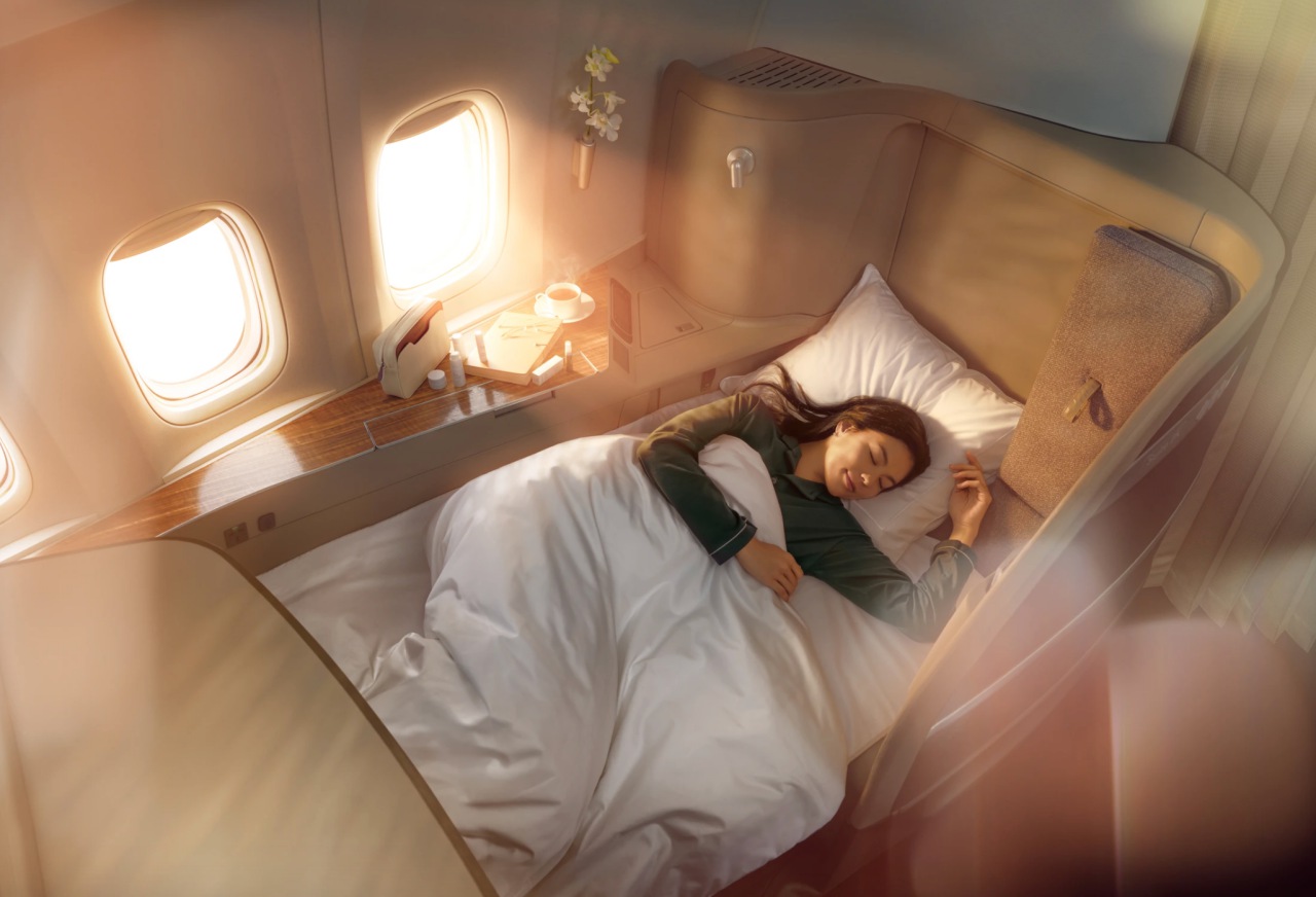 Cathay Pacific New First Class Bedding and Wellness Menus
