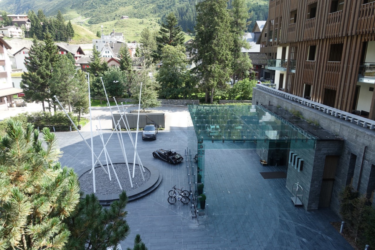 View from Deluxe Suite at The Chedi Andermatt