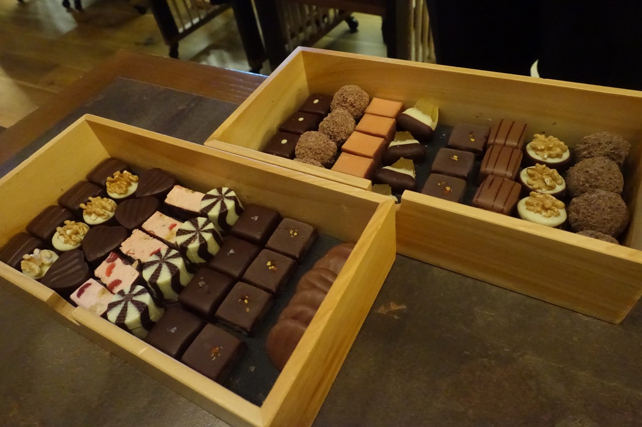 Chocolates at The Japanese Restaurant, The Chedi Andermatt Review