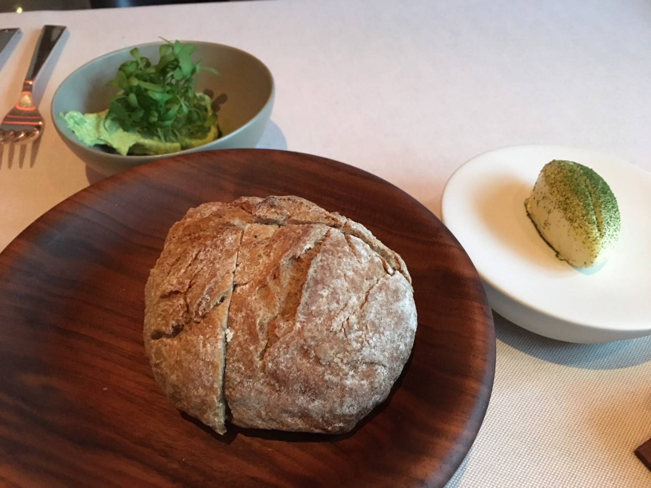 Buckwheat Bread with Butter and Herb Dip, Restaurant Focus, Vitznau Review
