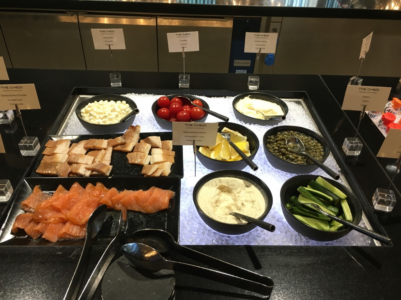 Smoked Salmon, Breakfast at The Chedi Andermatt Review