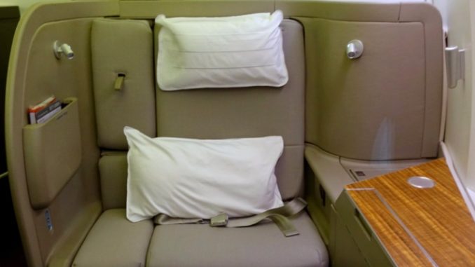 Cathay Pacific First Class Free WiFi Flights