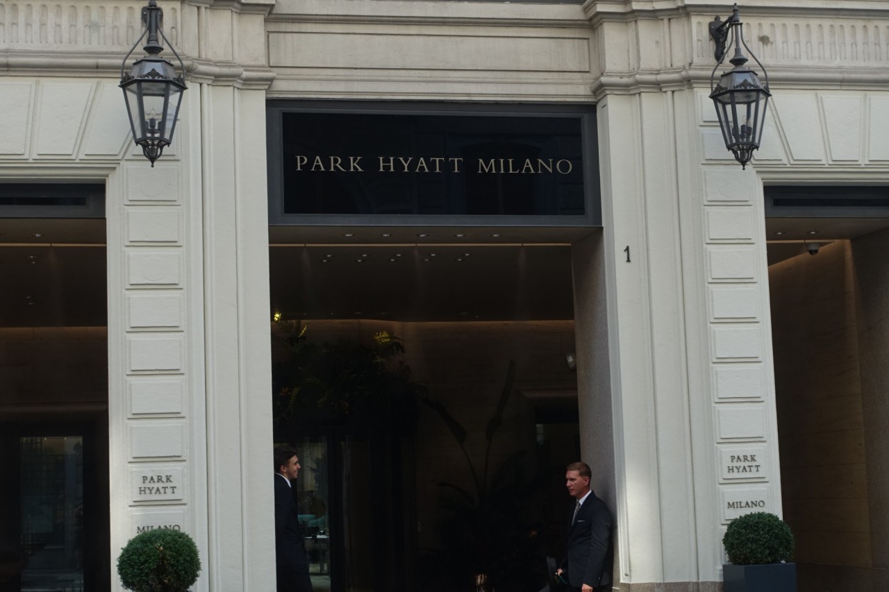 Park Hyatt Milan Entrance