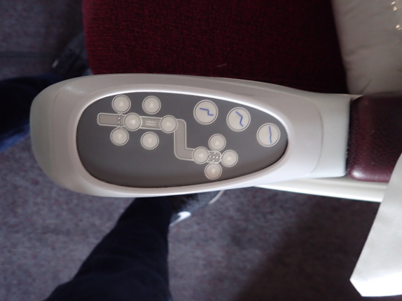 Air Italy A330 Business Class Review: Seat Controls