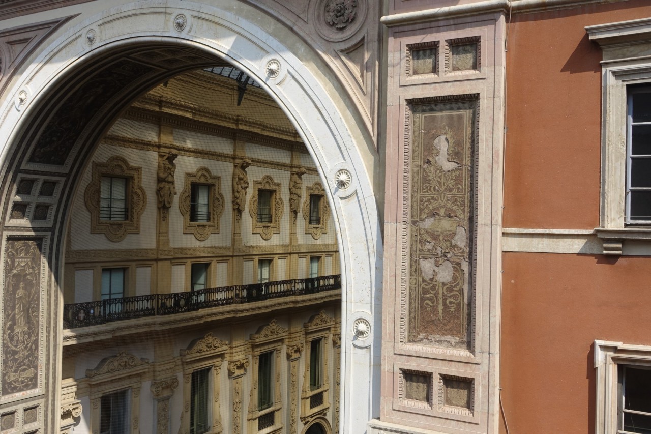 View of Galleria from Park Hyatt Milan
