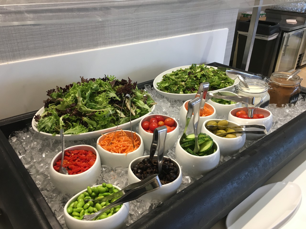 Salad Bar, The Lounge, Boston Airport Review