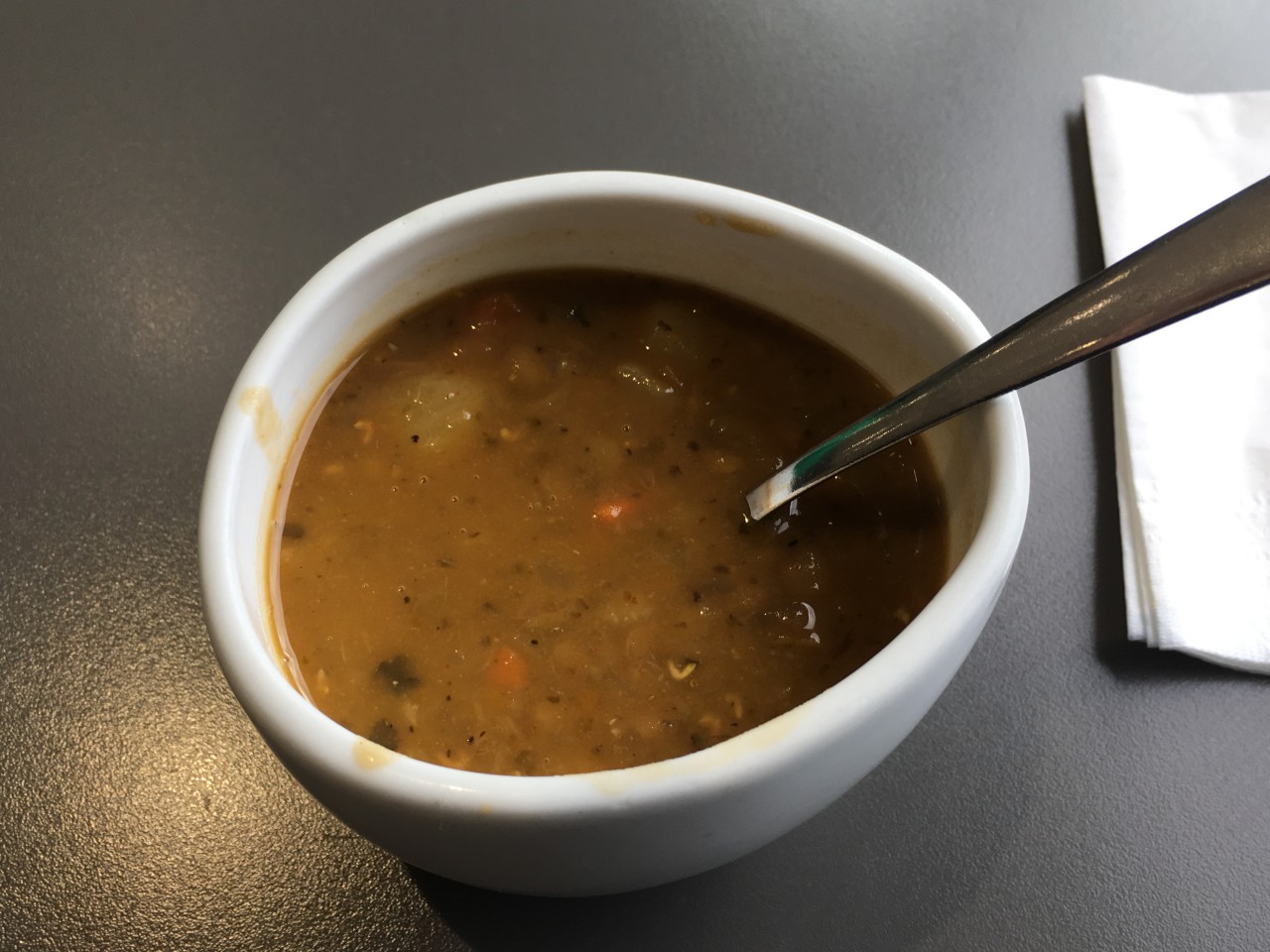 Lentil Soup, The Lounge, Boston Airport Review