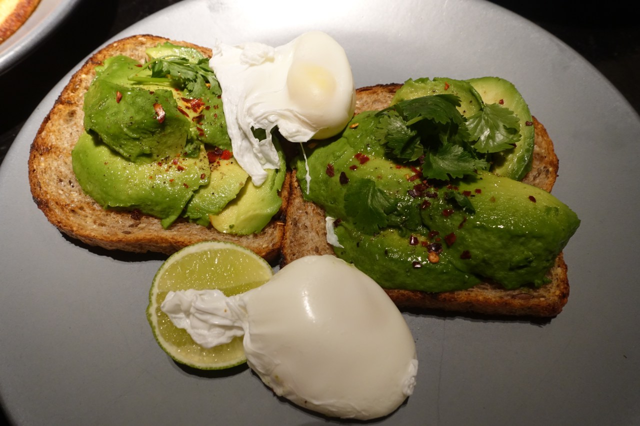 Breakfast Avocado Toast, Andaz 5th Avenue Dining Review