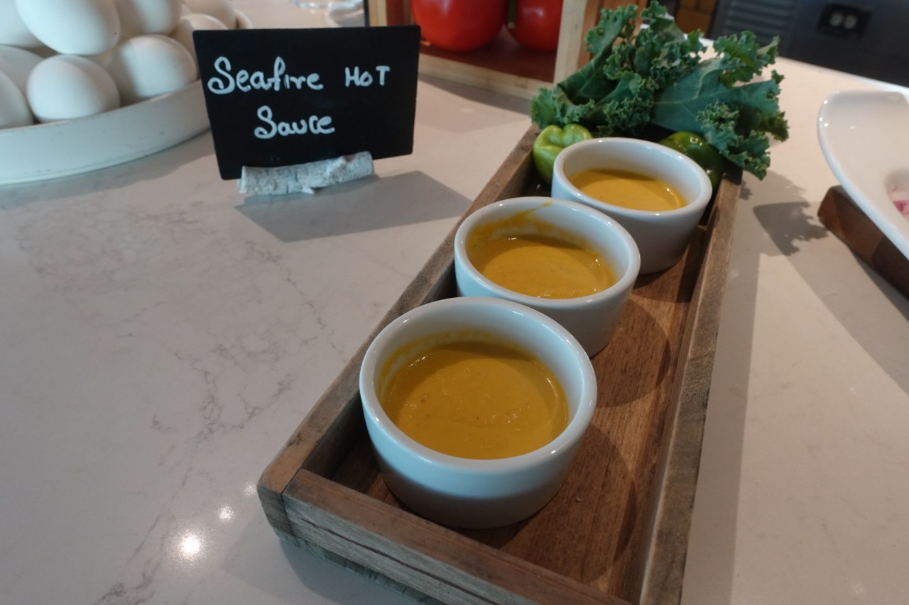 Seafire Hot Sauce, Ave Restaurant Breakfast Buffet, Kimpton Grand Cayman Review