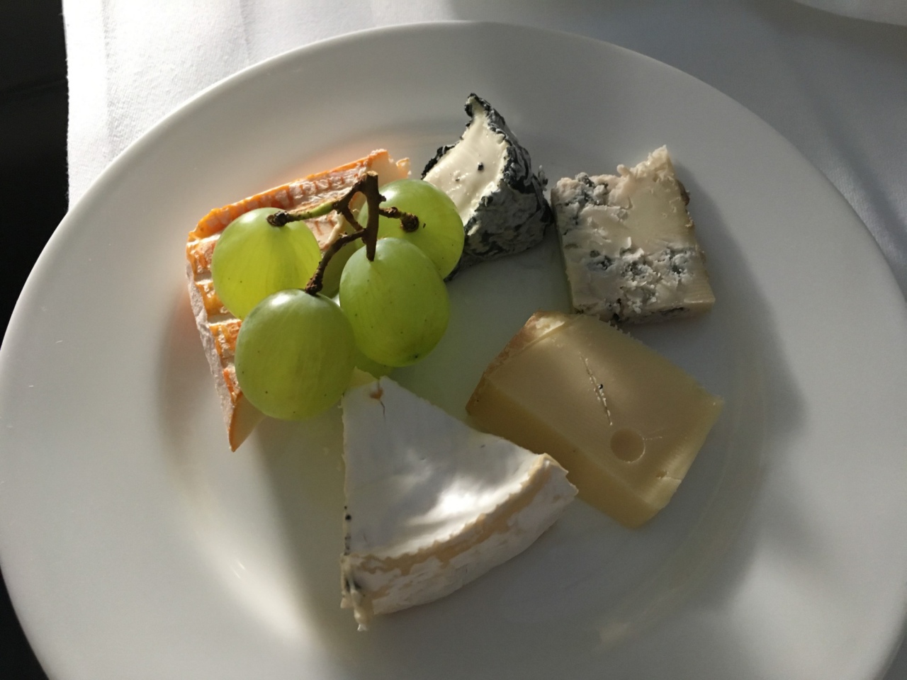 Cheese Plate, Lufthansa First Class Review