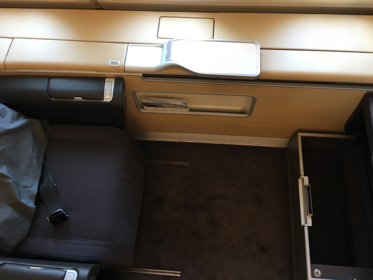 Lufthansa First Class Leg Room, A380