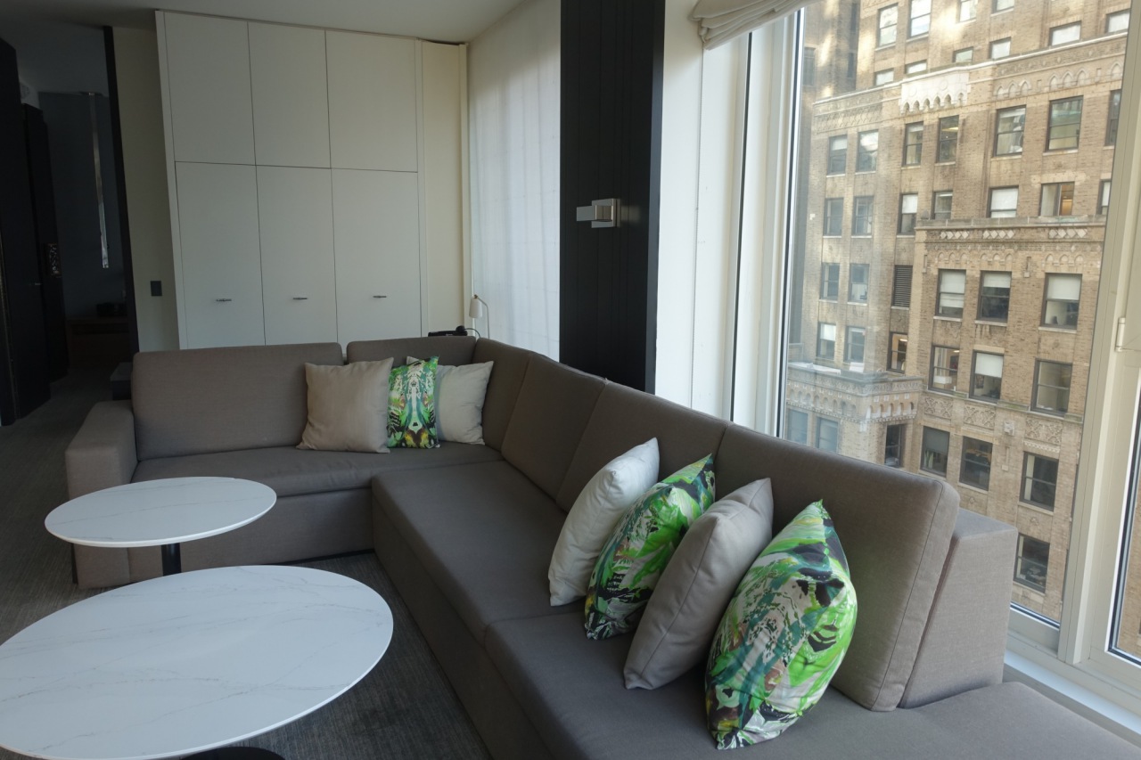 Living Room of Two Bedroom Andaz Suite, Andaz 5th Avenue Review