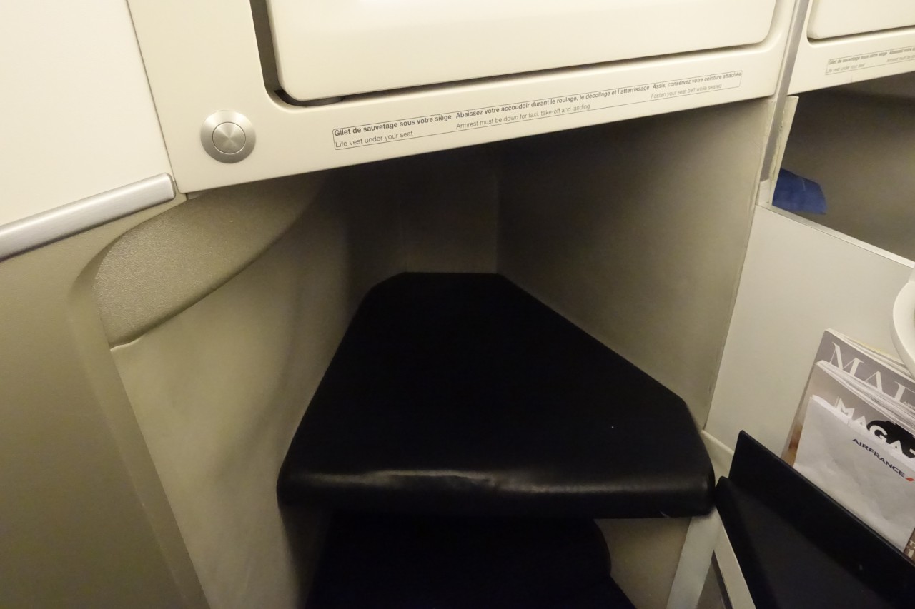 Footrest, Air France Business Class Review