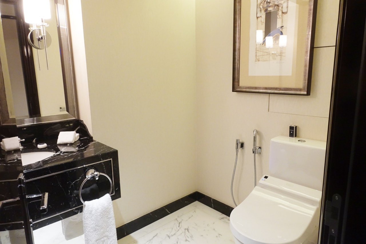Half Bathroom, The Peninsula Paris  Grand Premier Suite Review