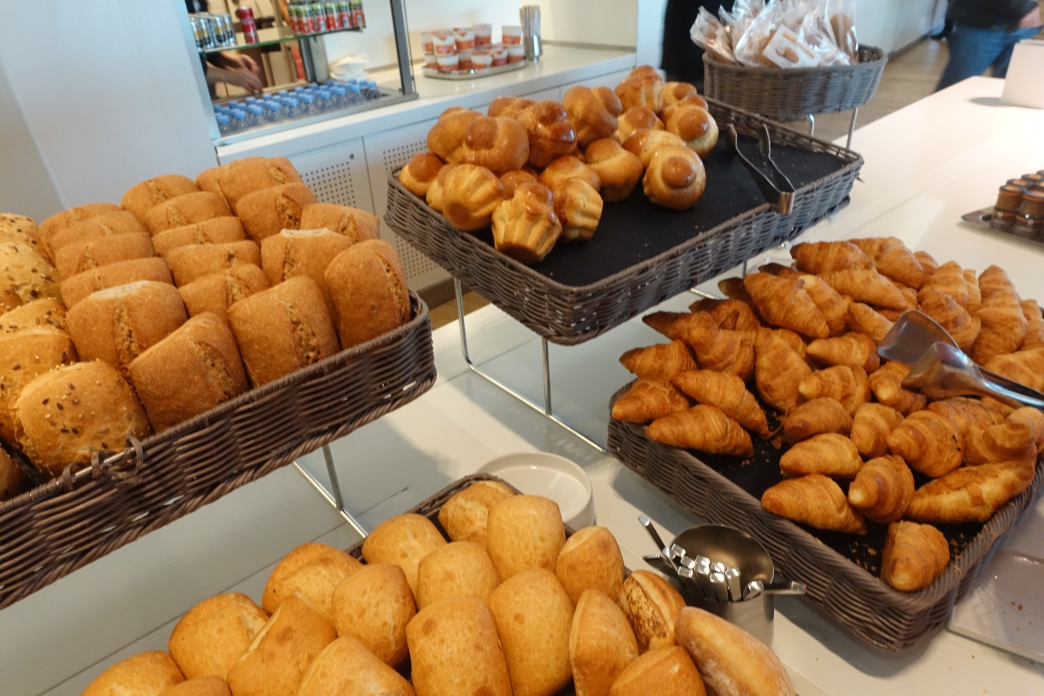 Croissants and Pastries, Air France Lounge Review, Terminal 2E Hall M