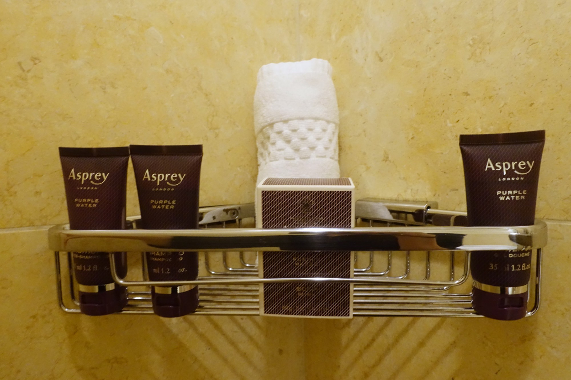 Asprey Purple Water Bath Products, Ritz-Carlton Grand Cayman Review