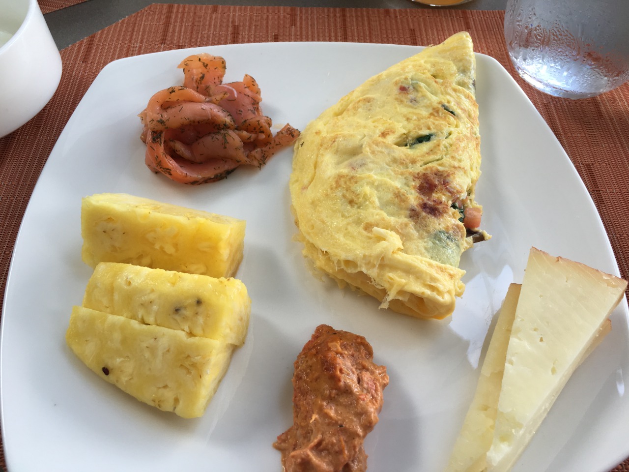 Breakfast Omelet, The Ritz-Carlton Grand Cayman Review