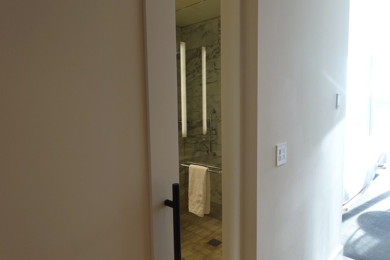 Sliding Door to Bathroom, Conrad DC Review