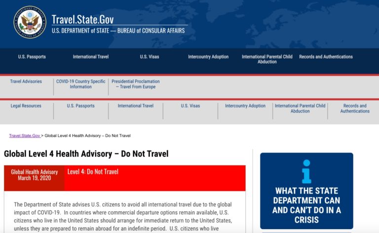 united states level 4 travel advisory