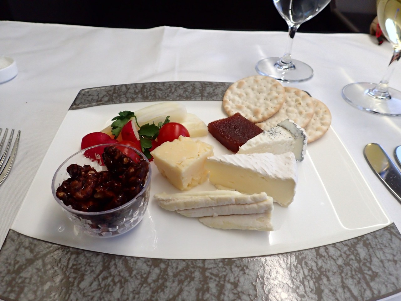 Cheese Plate, ANA The Suite Review