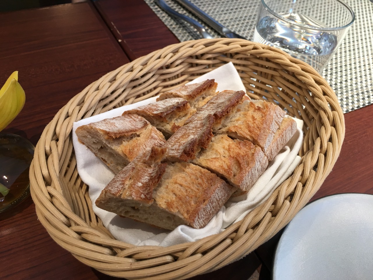 Bread Basket, Chez Olivier Tokyo Restaurant Review