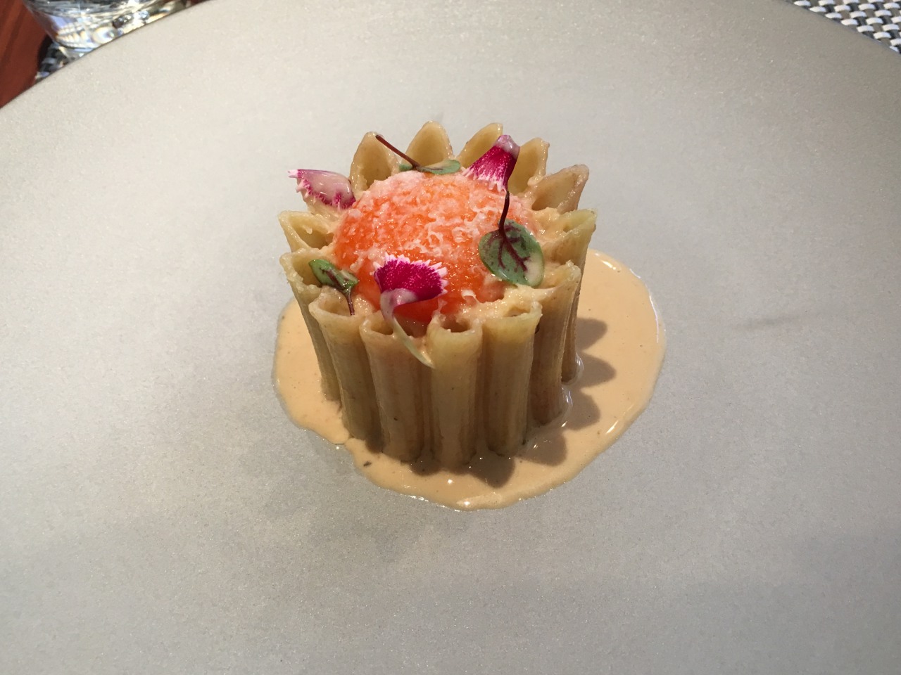 Mushroom Timbale Appetizer, Chez Olivier Tokyo Review