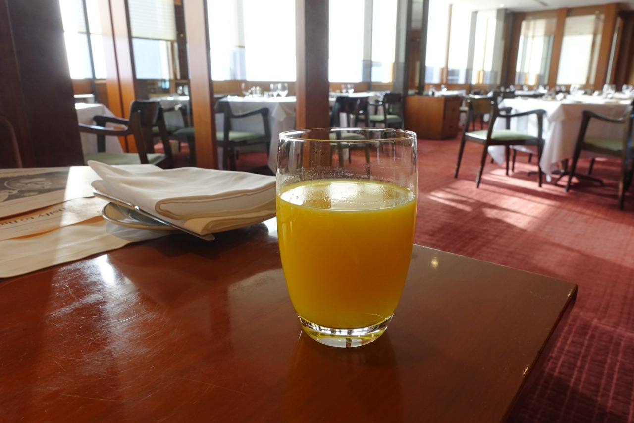 Fresh Squeezed Orange Juice, Park Hyatt Tokyo Breakfast