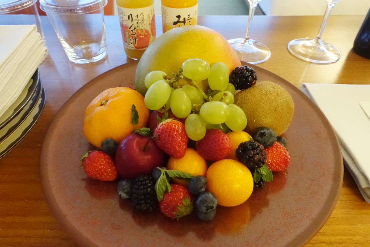 Fruit Plate, Andaz Tokyo Review