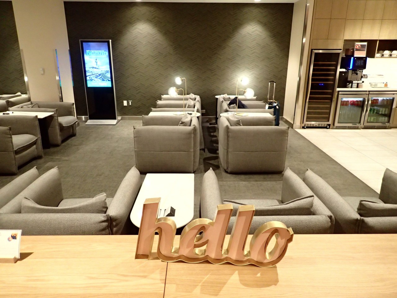 British Airways First Class Lounge JFK Seating