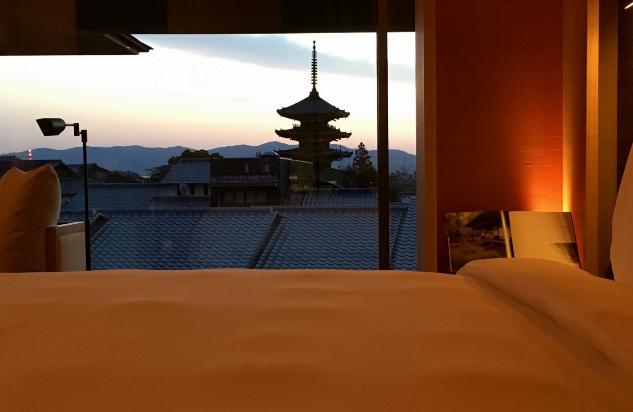 Yasaka Pagoda Seen from King View Room, Park Hyatt Kyoto Review