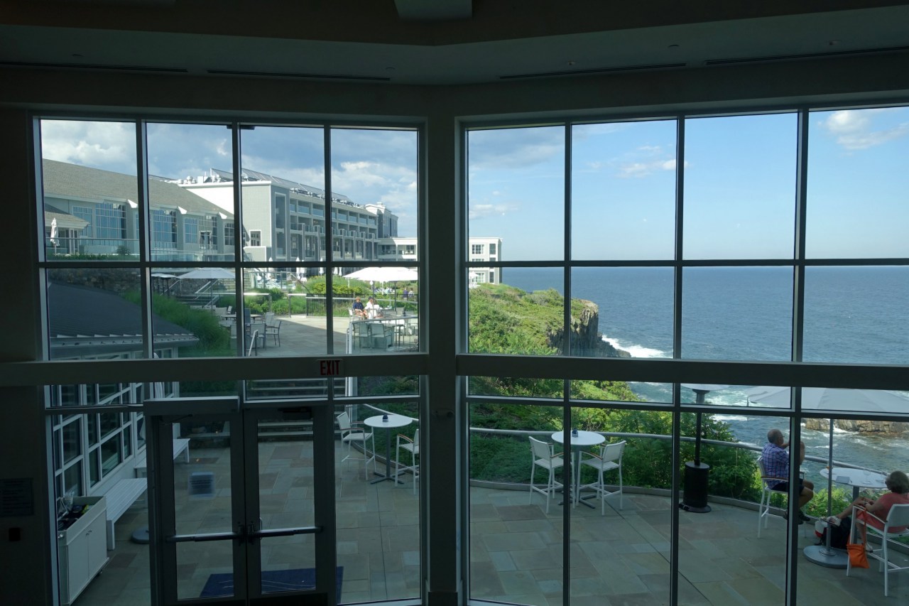 Terrace and Views, The Cliff House Maine Review