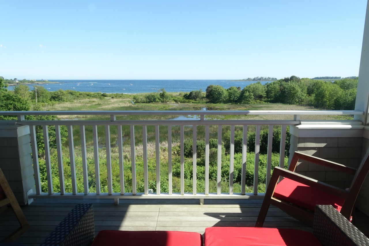 View from Beach Suite Balcony, Inn by the Sea Review, Cape Elizabeth, Maine