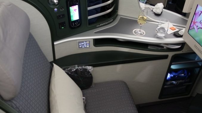 COVID-19 Airline Business Class Flight
