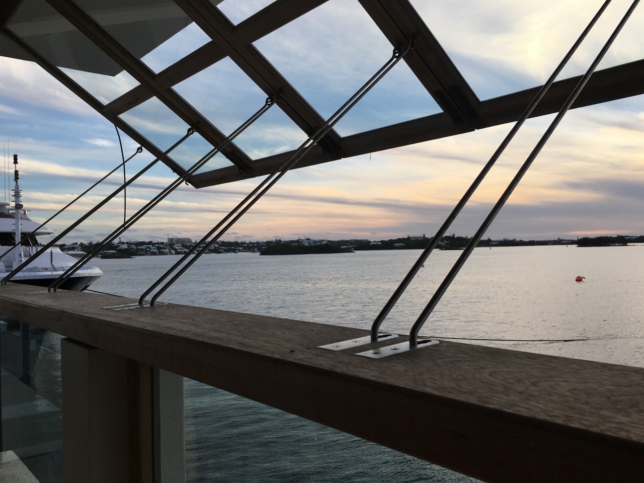 Sunset View from Restaurant