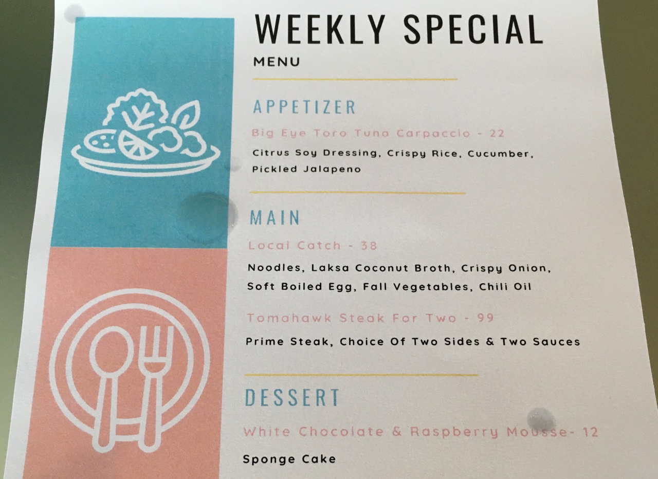 1609 Restaurant Bermuda Dinner Specials